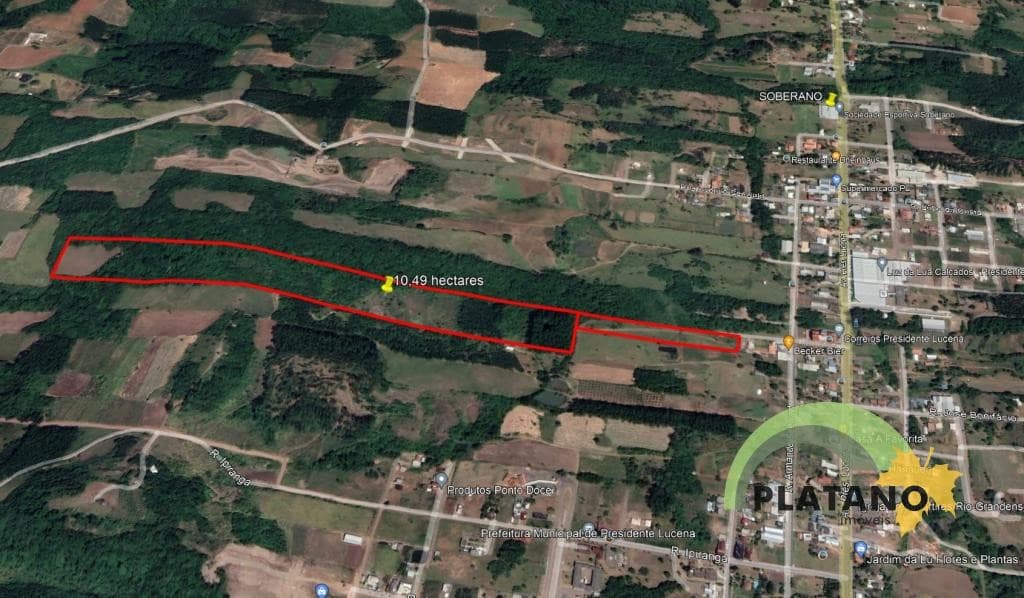 Área de Terras para Venda no Centro em Presidente Lucena - Imagem 1