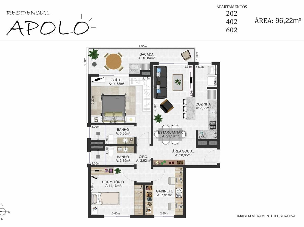 Apartamento para Locação no Vinte e Cinco de Julho em Ivoti - Imagem 3