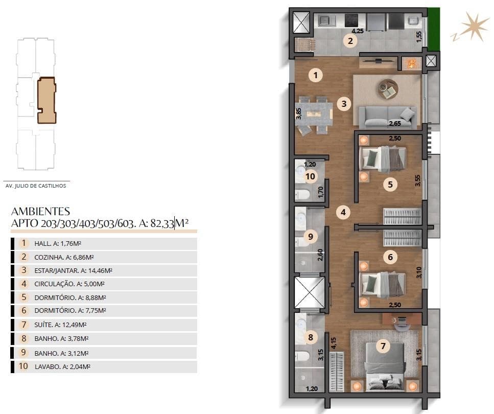 Apartamento para Venda no Centro em São Francisco de Paula - Imagem 5